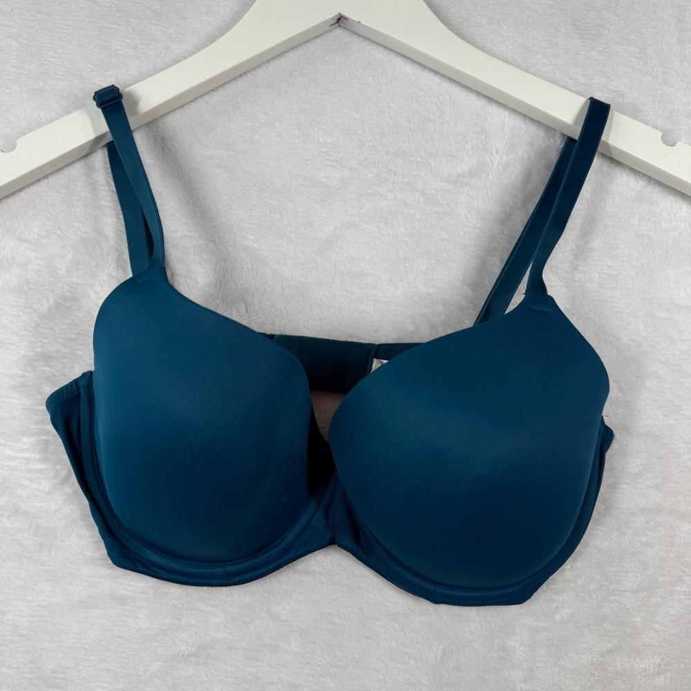 PINK Victoria's Secret Wear Everywhere Lightly Lined T-Shirt Bra Teal‎ 34D